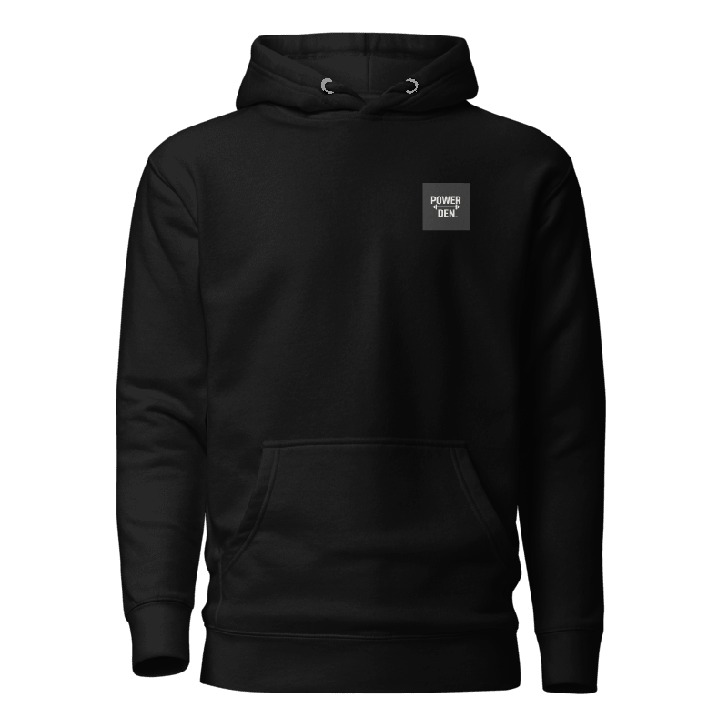 POWER DEN™ – BLACK MINDSET HOODIE
